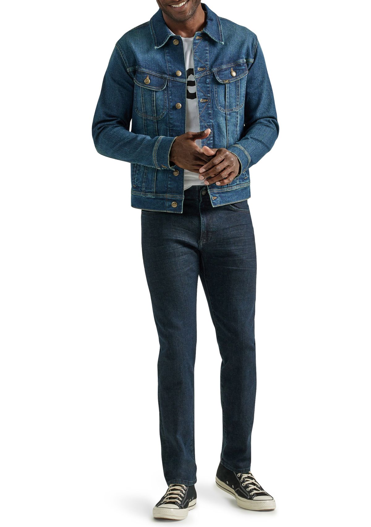   Men’s Extreme Motion Slim Straight Leg Jeans 