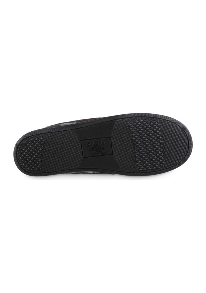 Mens Microsuede Owen Closed Back Moccasin Slippers
