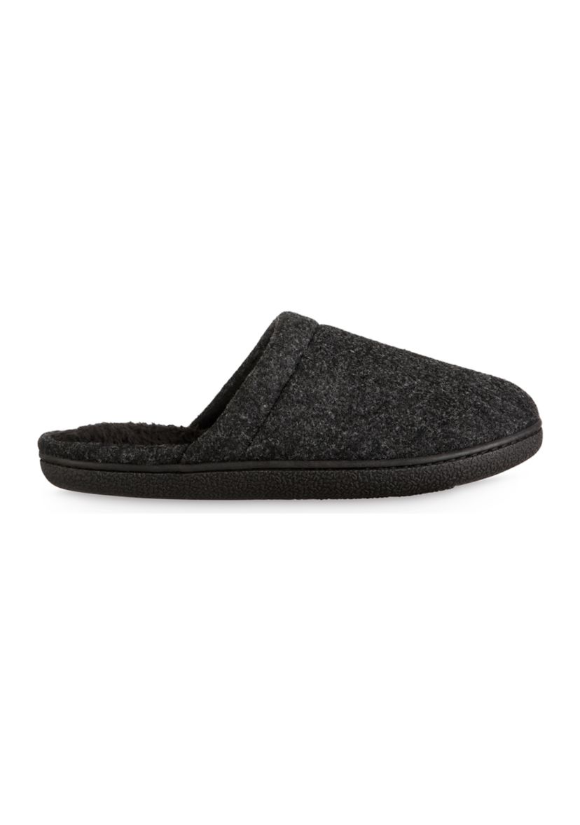 Faux Wool Hoodback Slippers