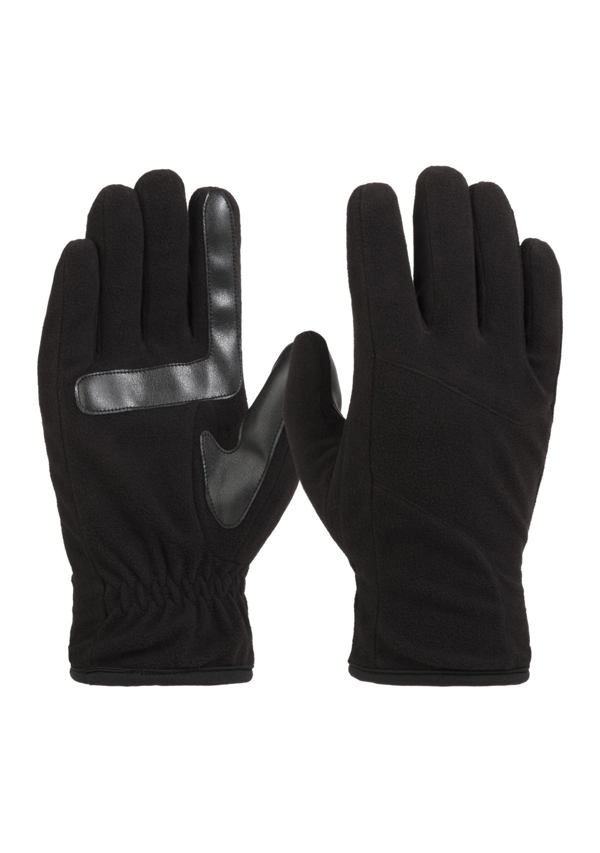 Mens Water Repellent Fleece Lined Pieced Gloves