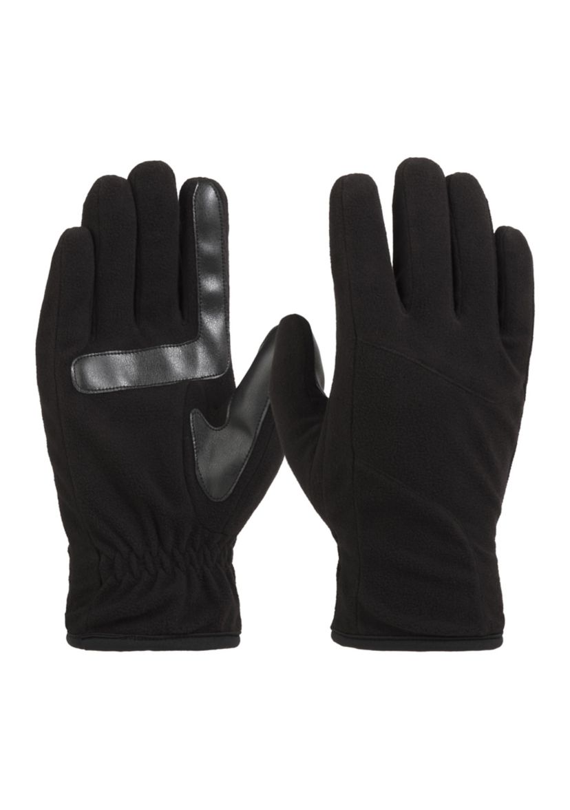 Mens Water Repellent Fleece Lined Pieced Gloves