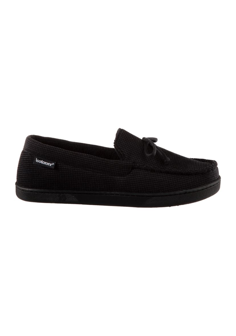 Mini Box Corduroy Luke Moccasins with Lace Detail