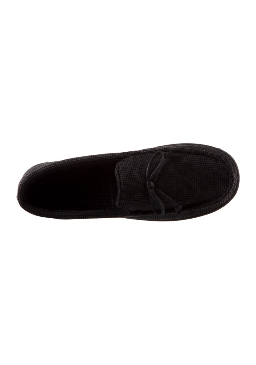 Mini Box Corduroy Luke Moccasins with Lace Detail