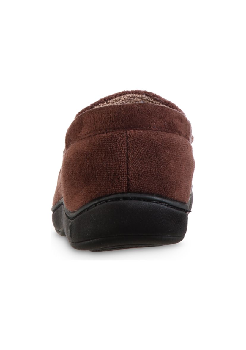 Mens Microterry Jared Moccasins with Memory Foam