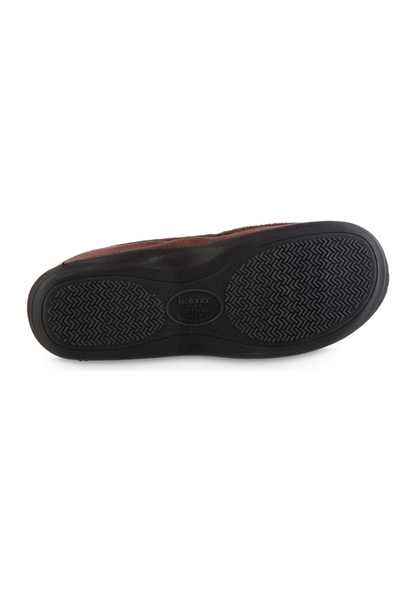 Mens Microterry Jared Moccasins with Memory Foam