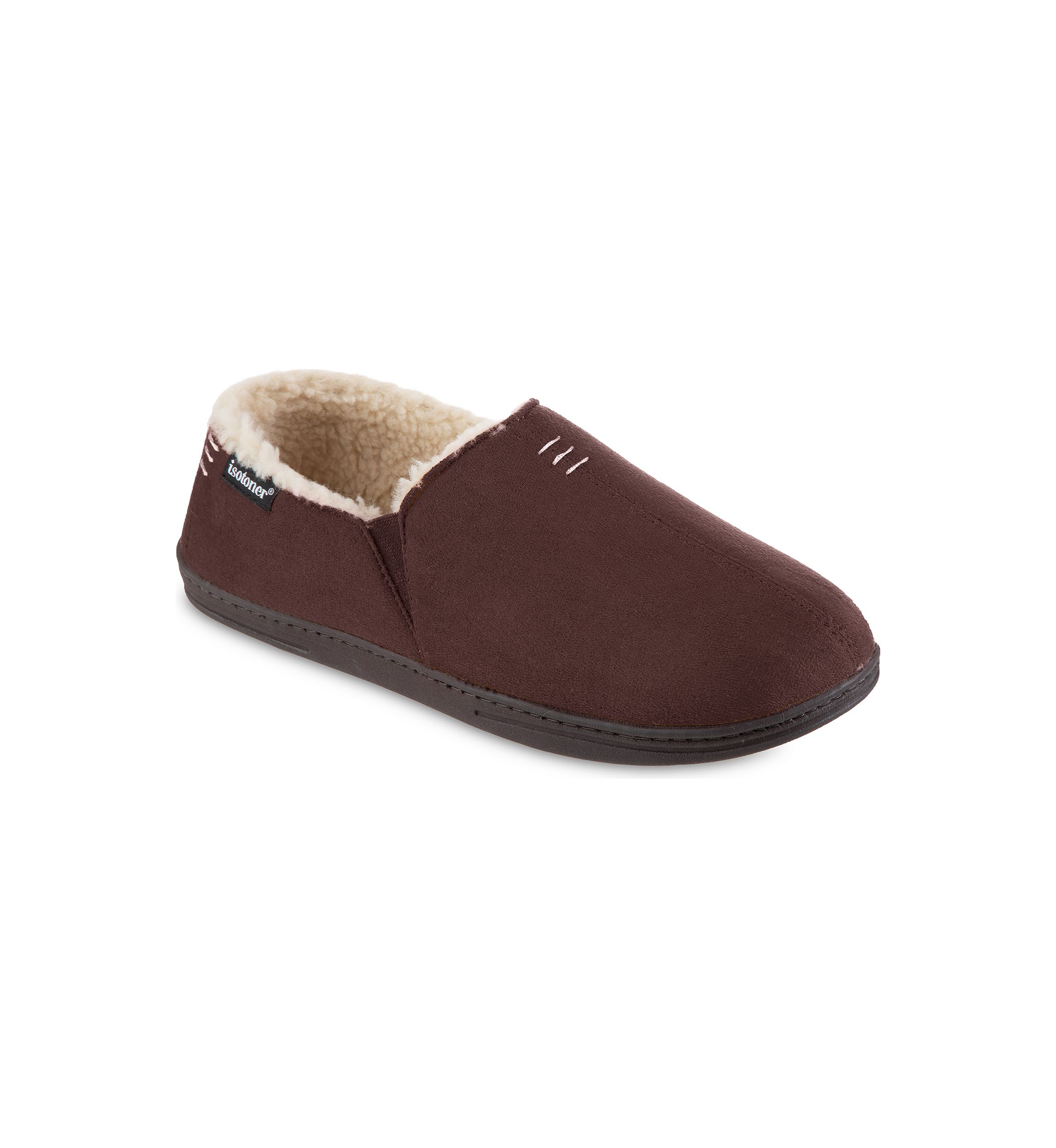 Microsuede Nigel Closed Back Slippers