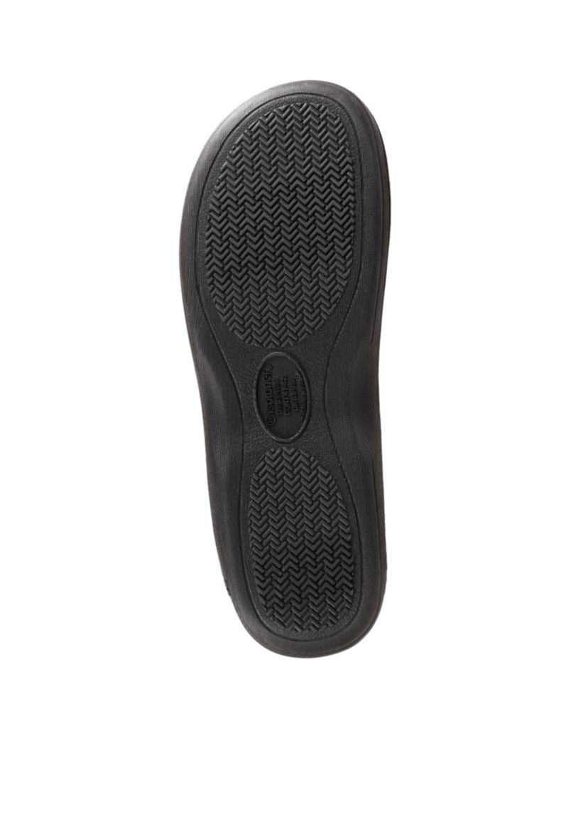 Signature Classics Microterry Memory Foam Plus Clog Slipper