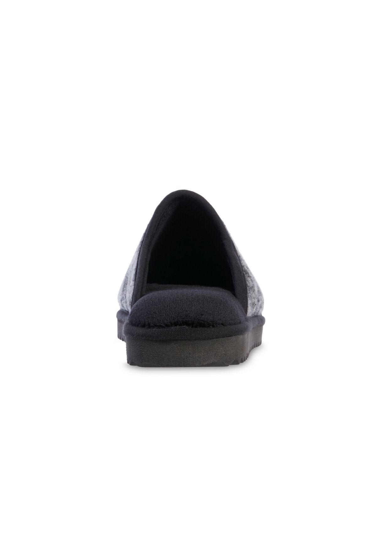 Waffle Knit Camo Flannel Scuff Slippers