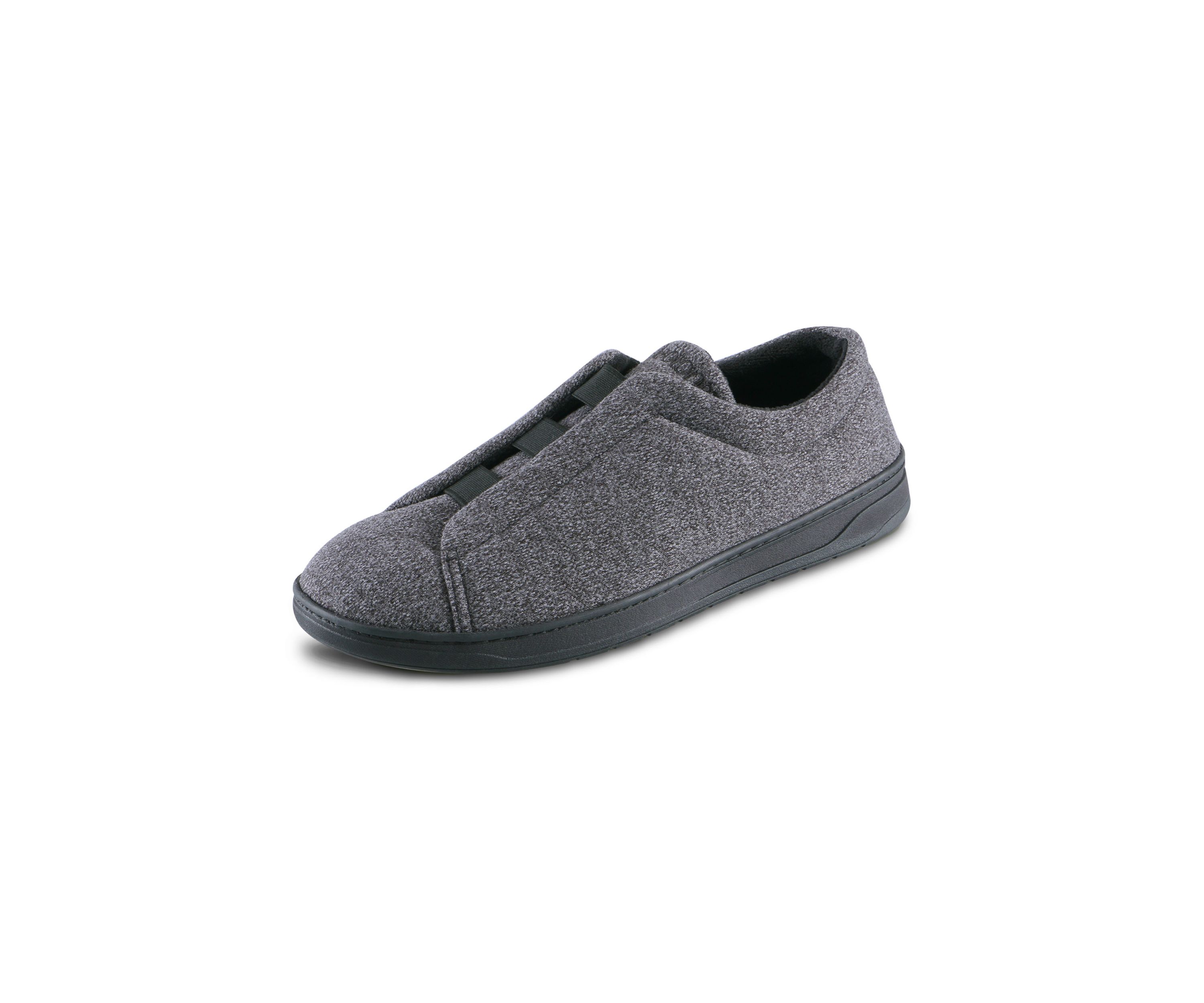 Mens Heathered Knit Brady Closed Back Slippers