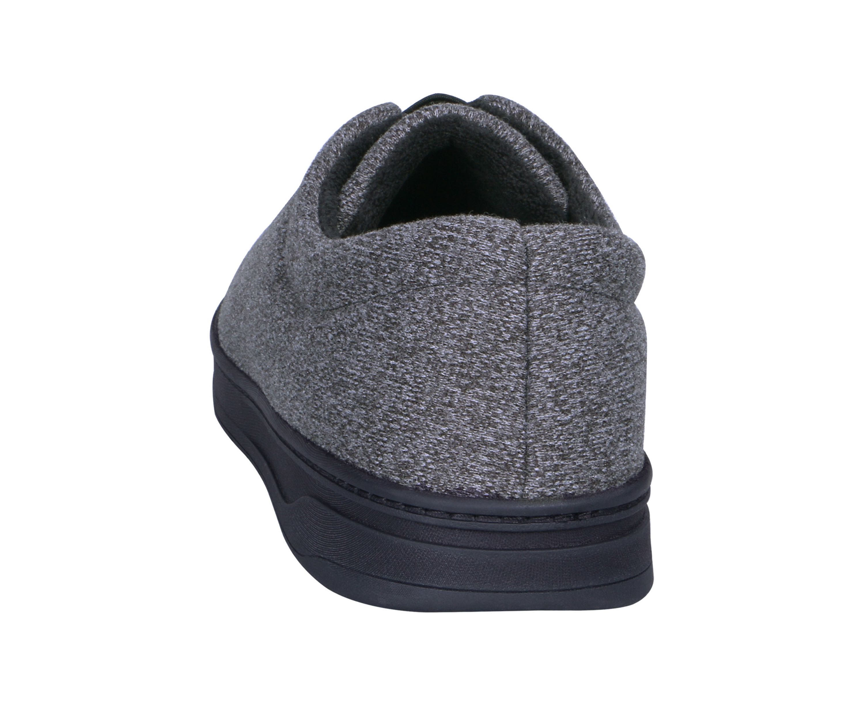 Mens Heathered Knit Brady Closed Back Slippers