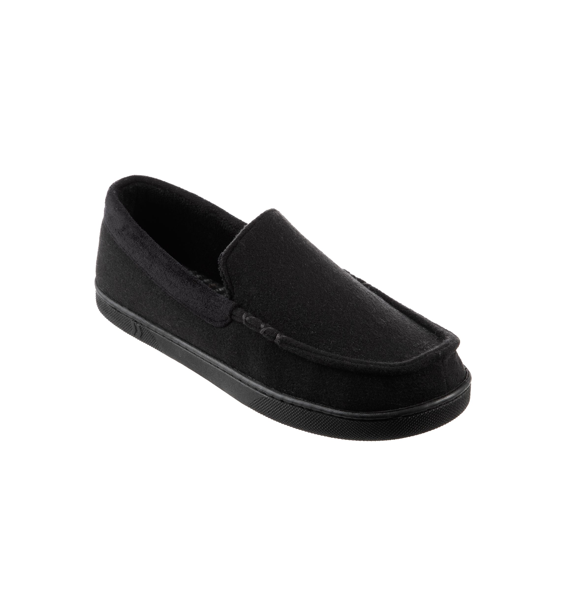 Faux Woolen Larry Moccasin Slippers