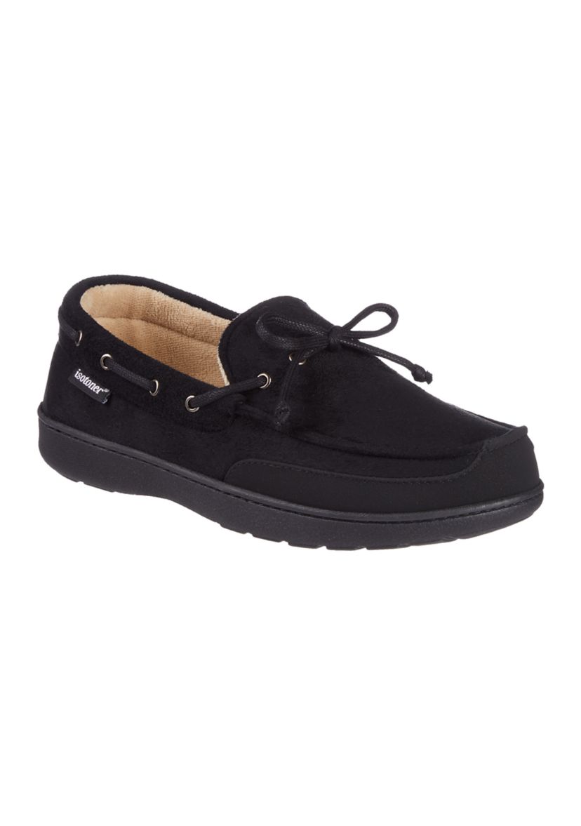 Water Repellent Recycled Microsuede Carter Boater Moccasins