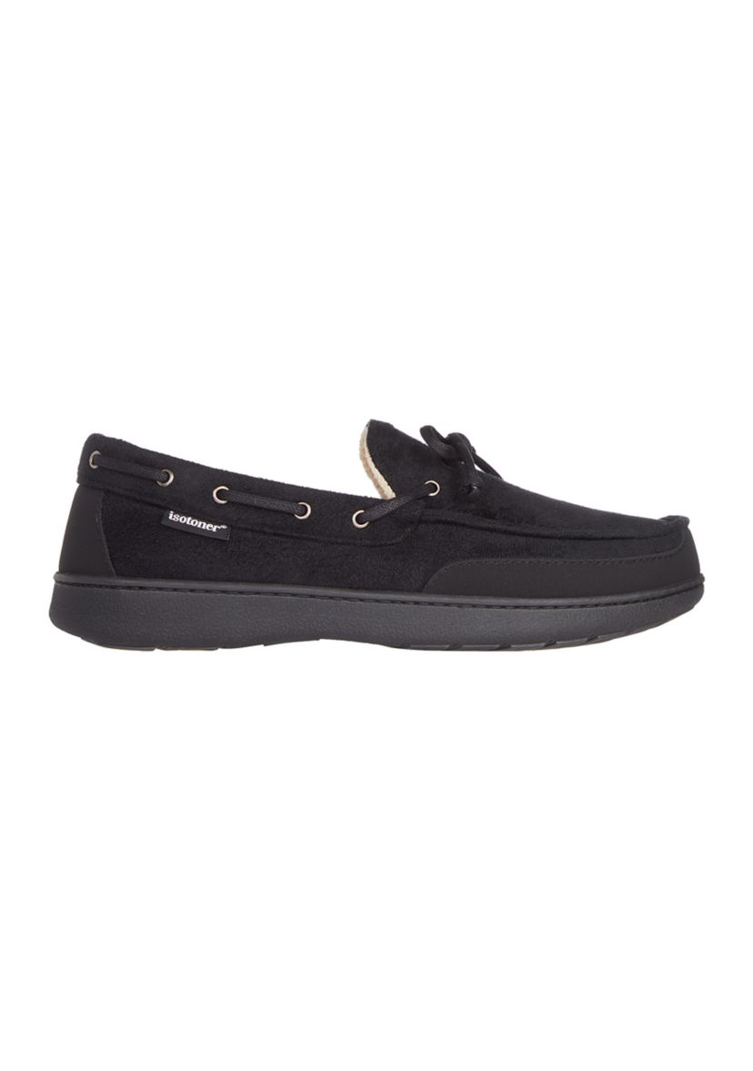 Water Repellent Recycled Microsuede Carter Boater Moccasins