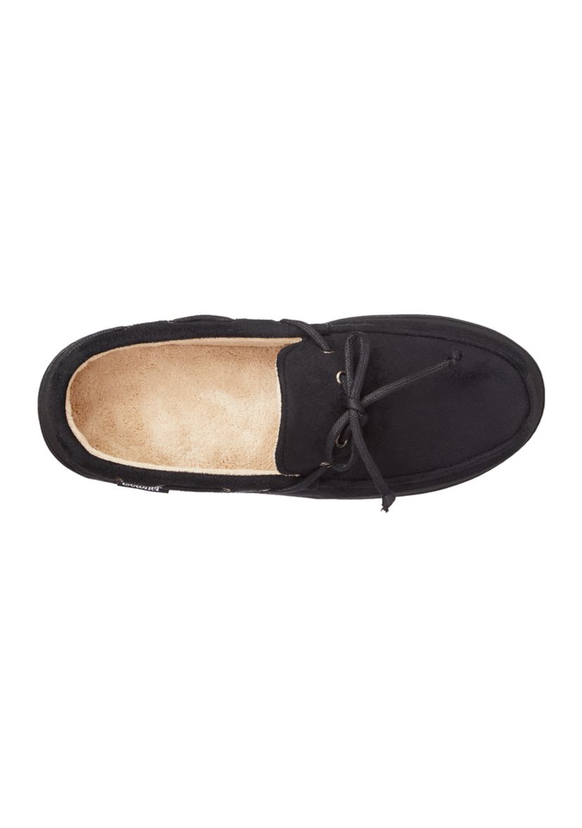 Water Repellent Recycled Microsuede Carter Boater Moccasins