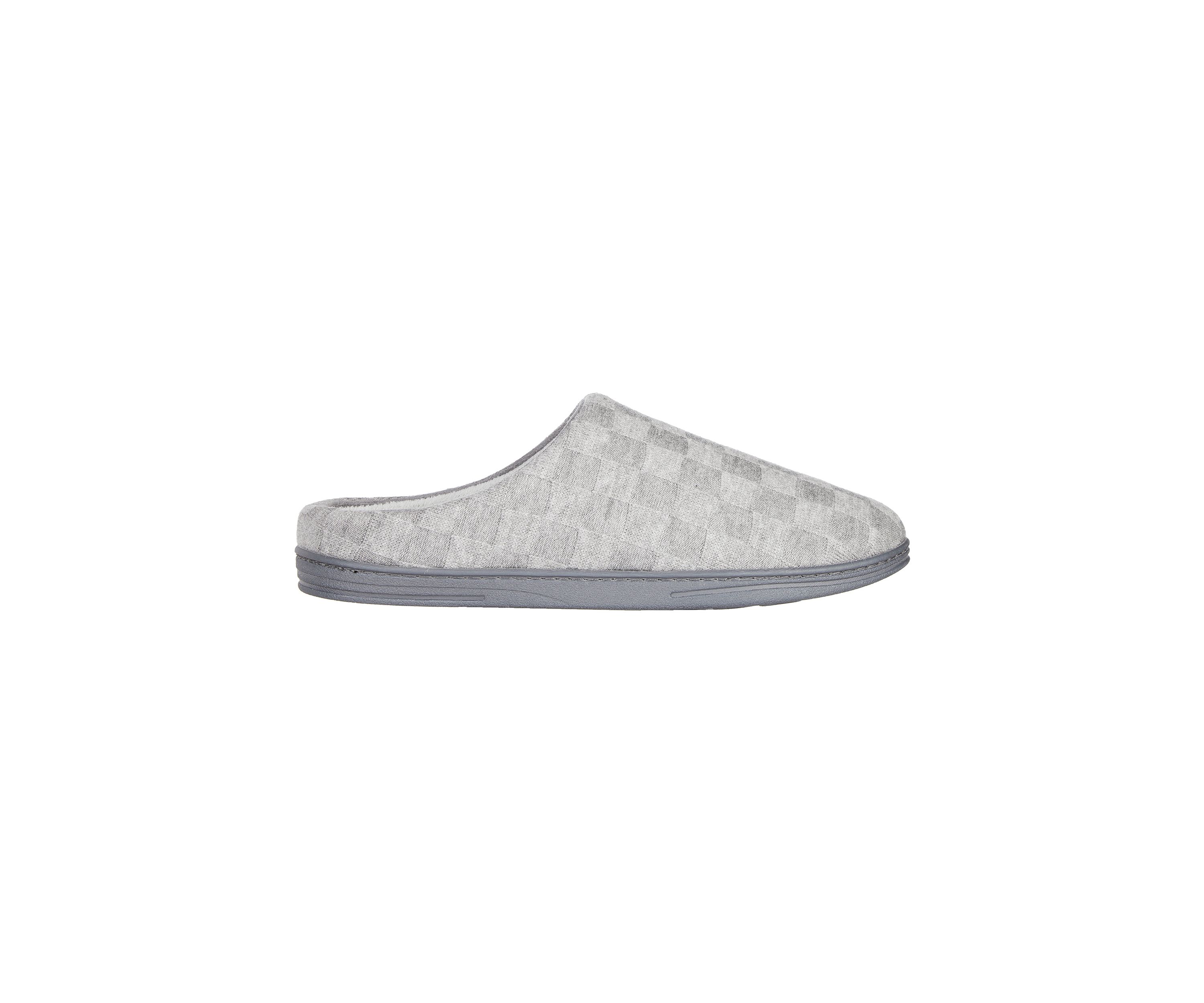 Sweater Knit Check Maxwell Hoodback Slippers