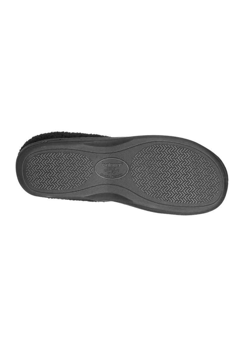 Brushed Knit Lewis Hoodback Slippers