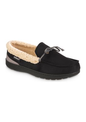 Advanced Memory Foam Micro Suede Vincent Eco Comfort Moccasin Slippers