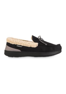 Advanced Memory Foam Micro Suede Vincent Eco Comfort Moccasin Slippers