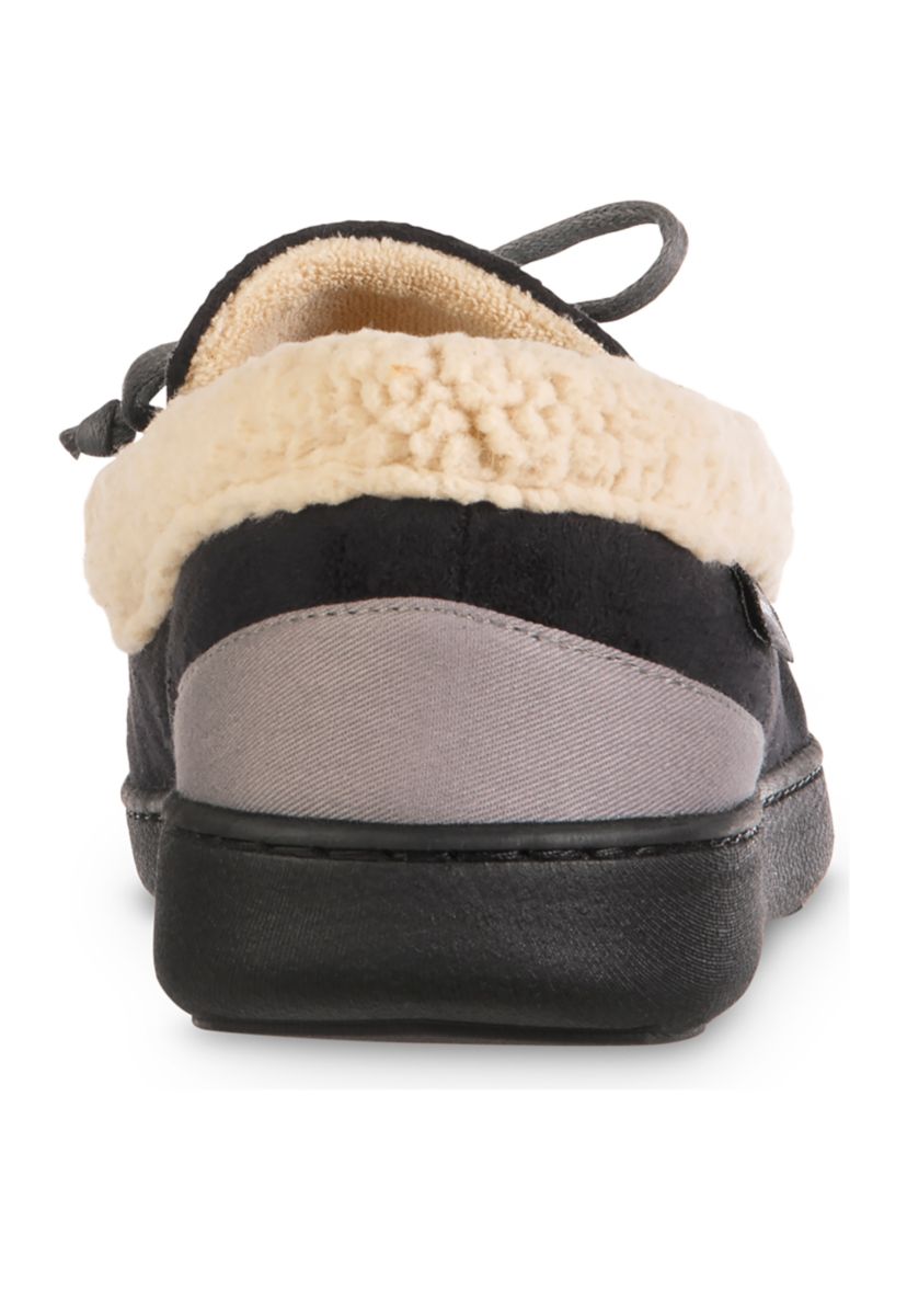 Advanced Memory Foam Micro Suede Vincent Eco Comfort Moccasin Slippers