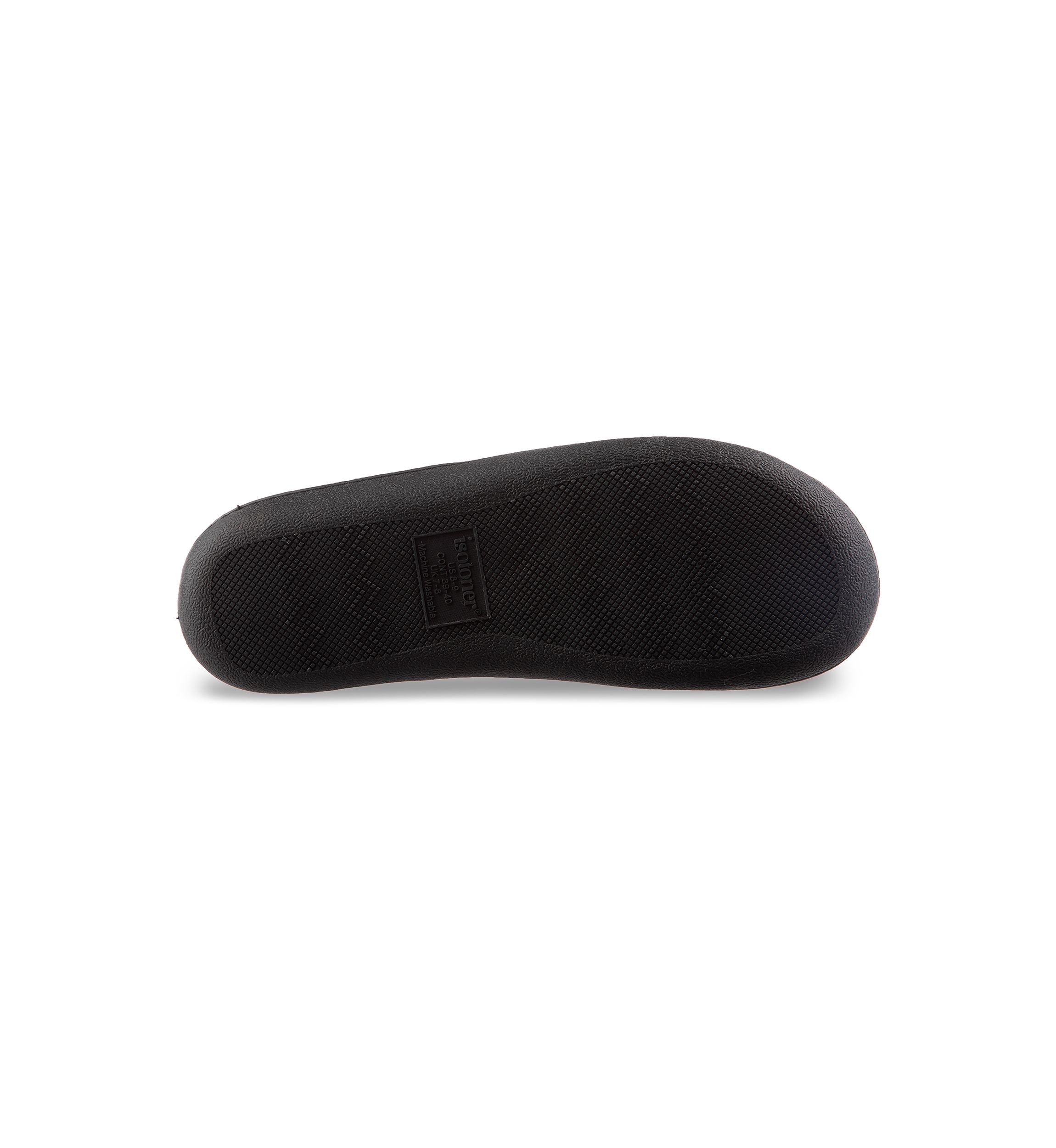 Mens Preston Heather Knit Hoodback Slippers with Memory Foam