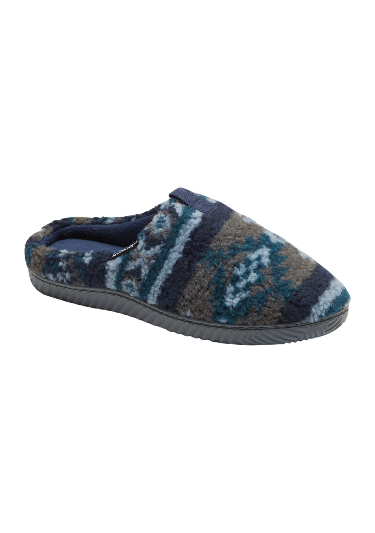 Recycled Berber Grayson Hoodback Slippers