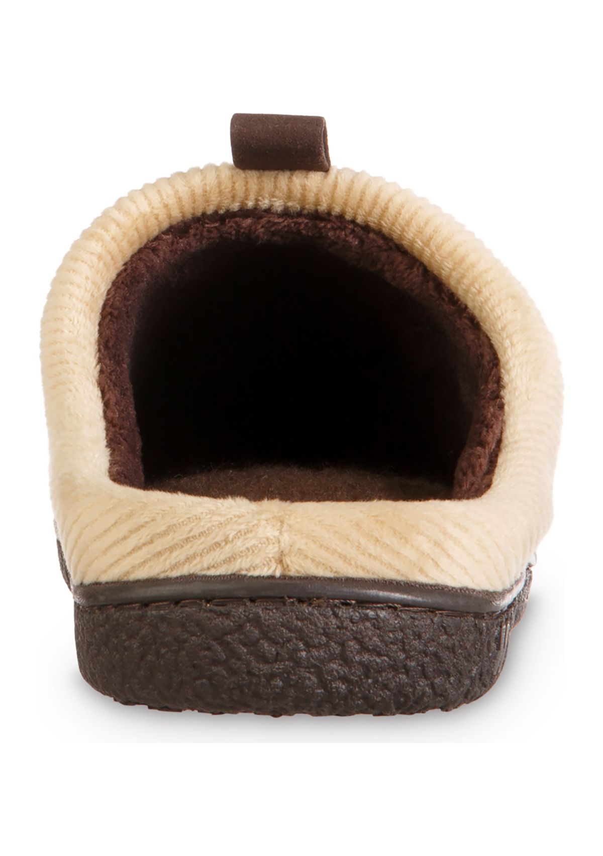 Mens Corduroy Hoodback Slippers