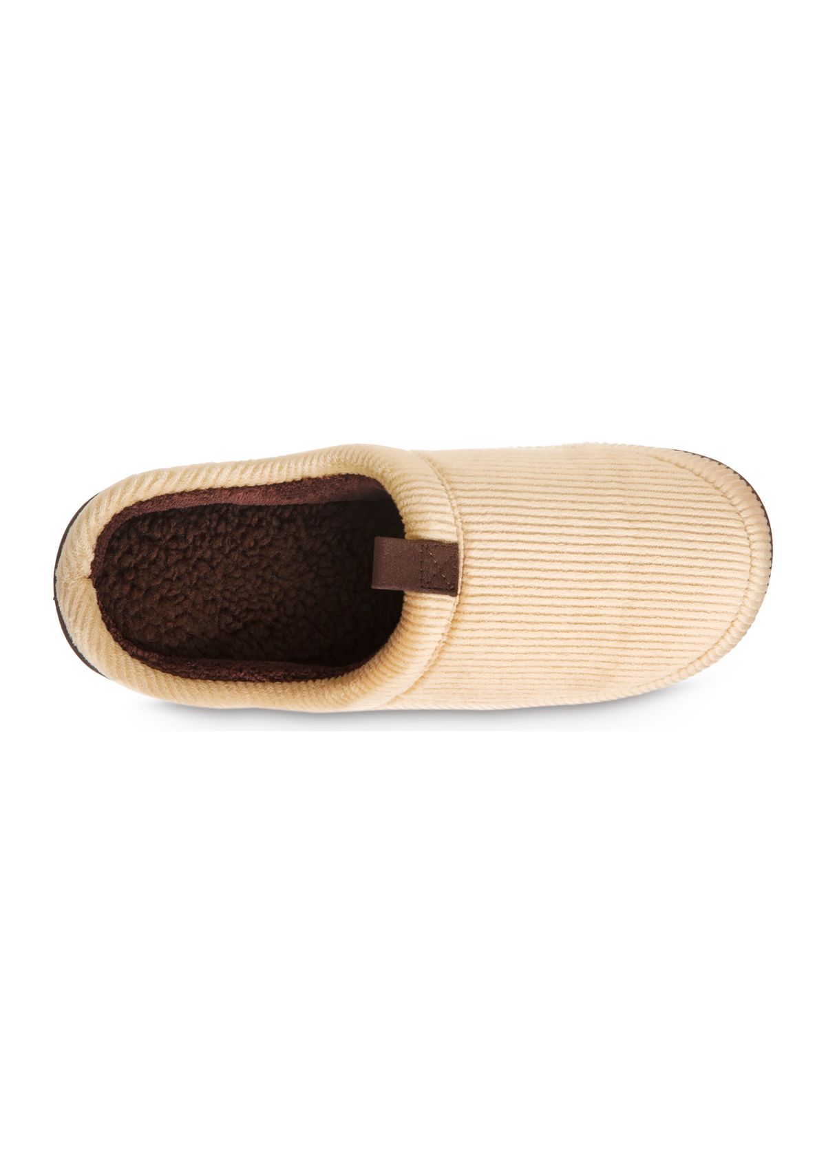 Mens Corduroy Hoodback Slippers