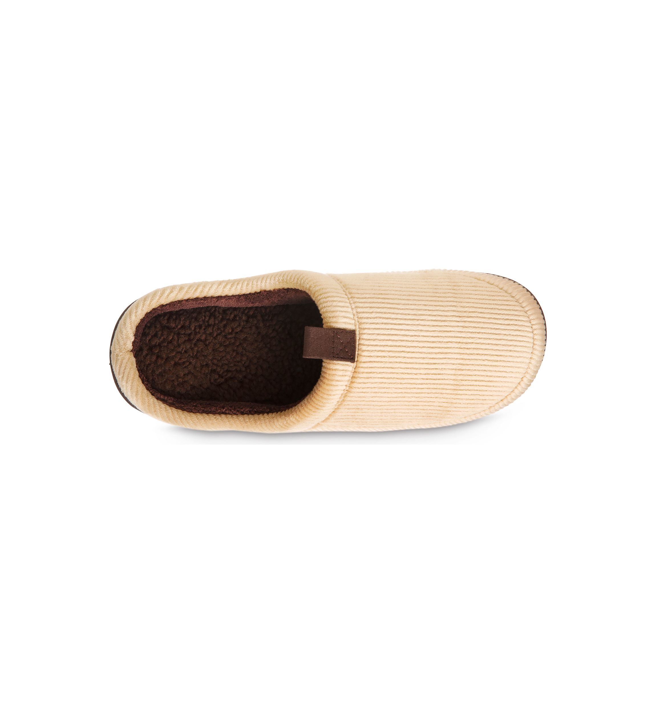 Mens Corduroy Hoodback Slippers