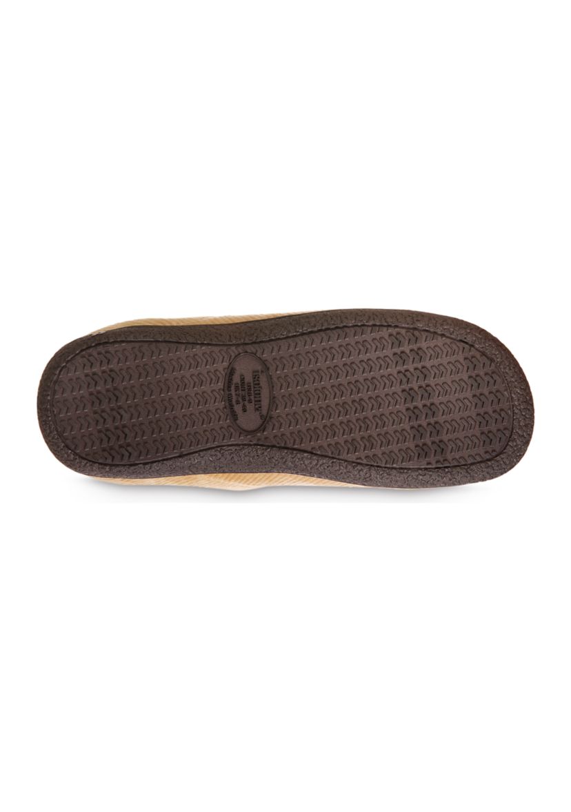 Mens Corduroy Hoodback Slippers