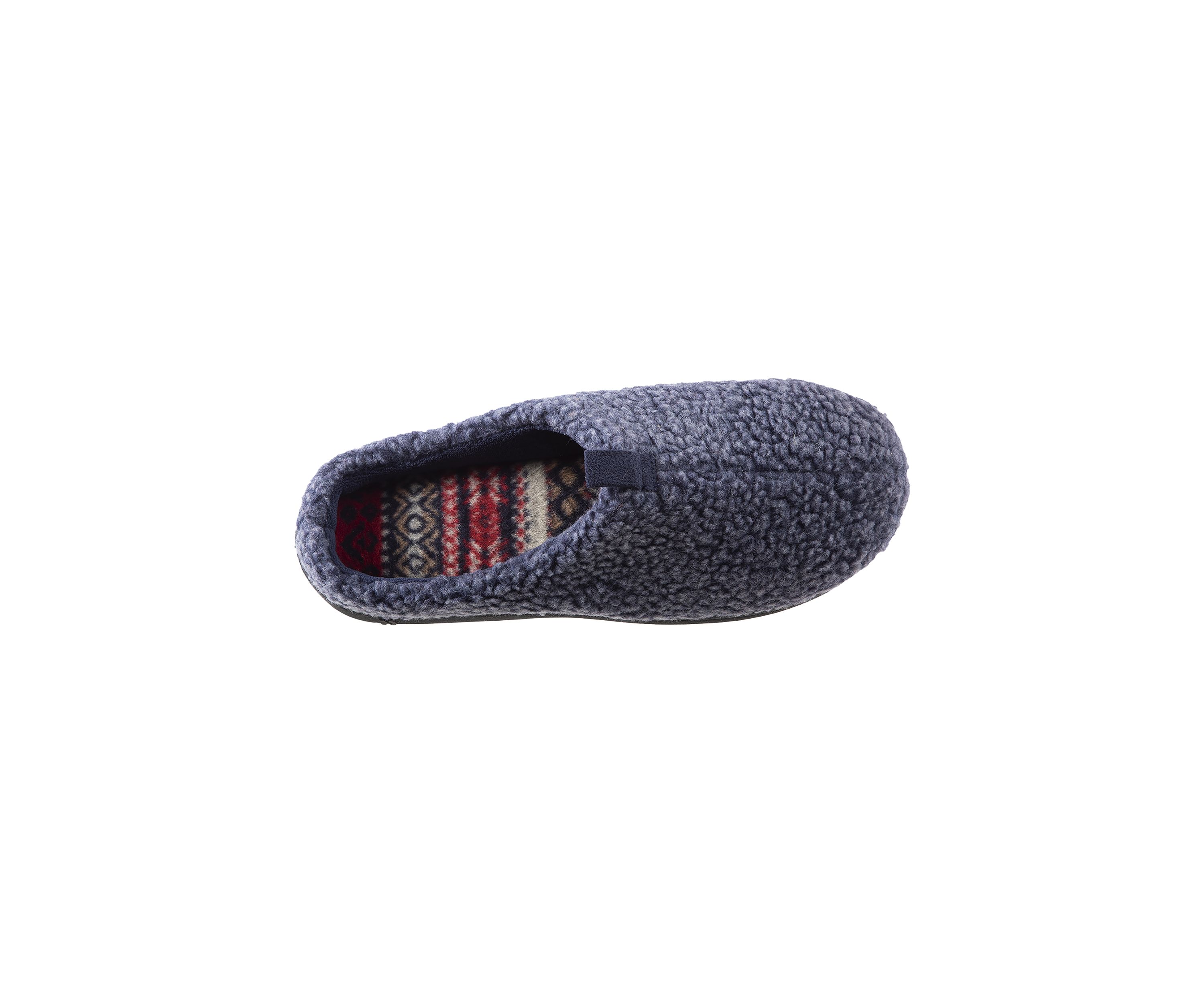 Berber Fair Isle Orlando Hoodback Slippers