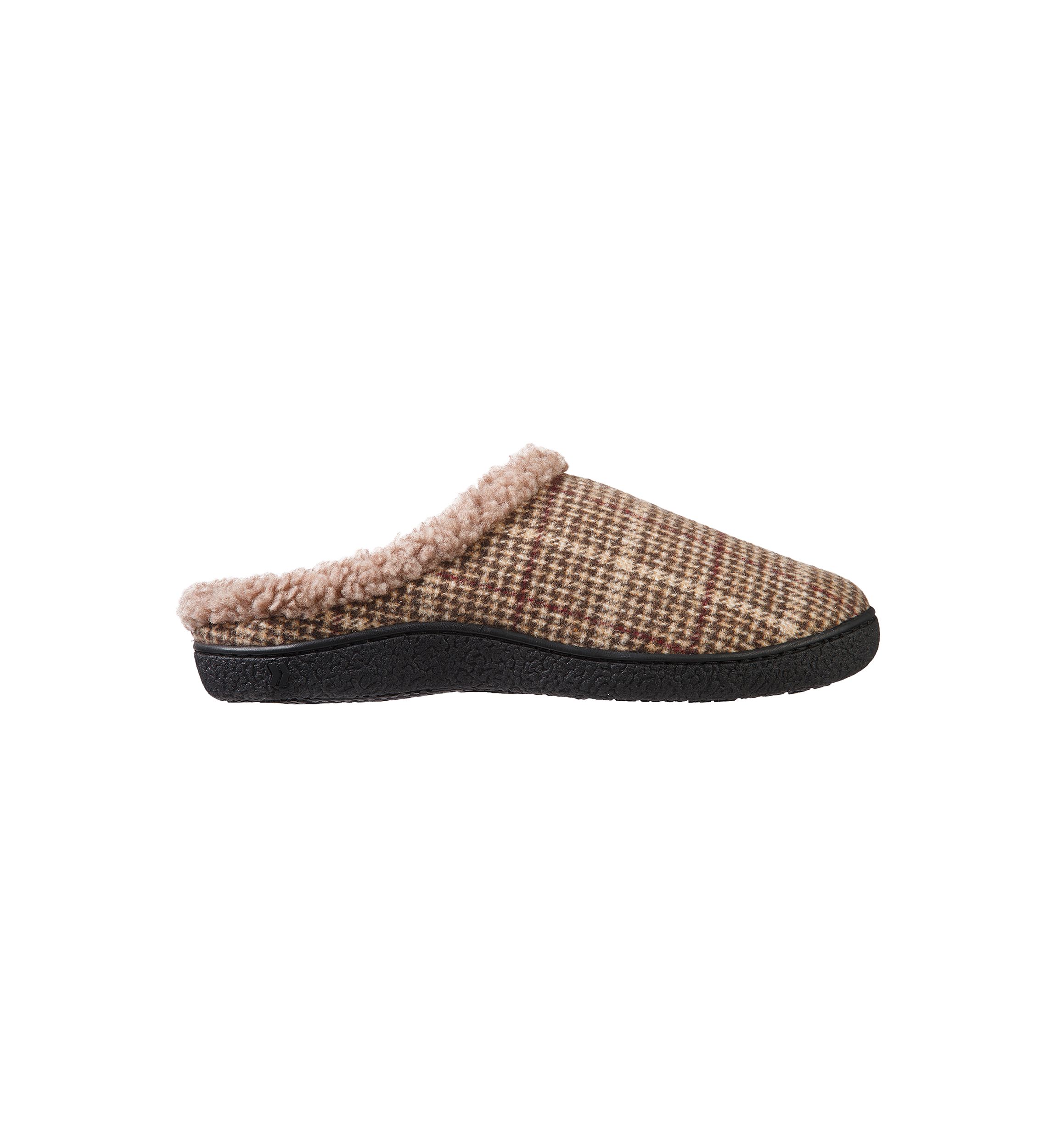 Plaid Brett Hoodback Slippers