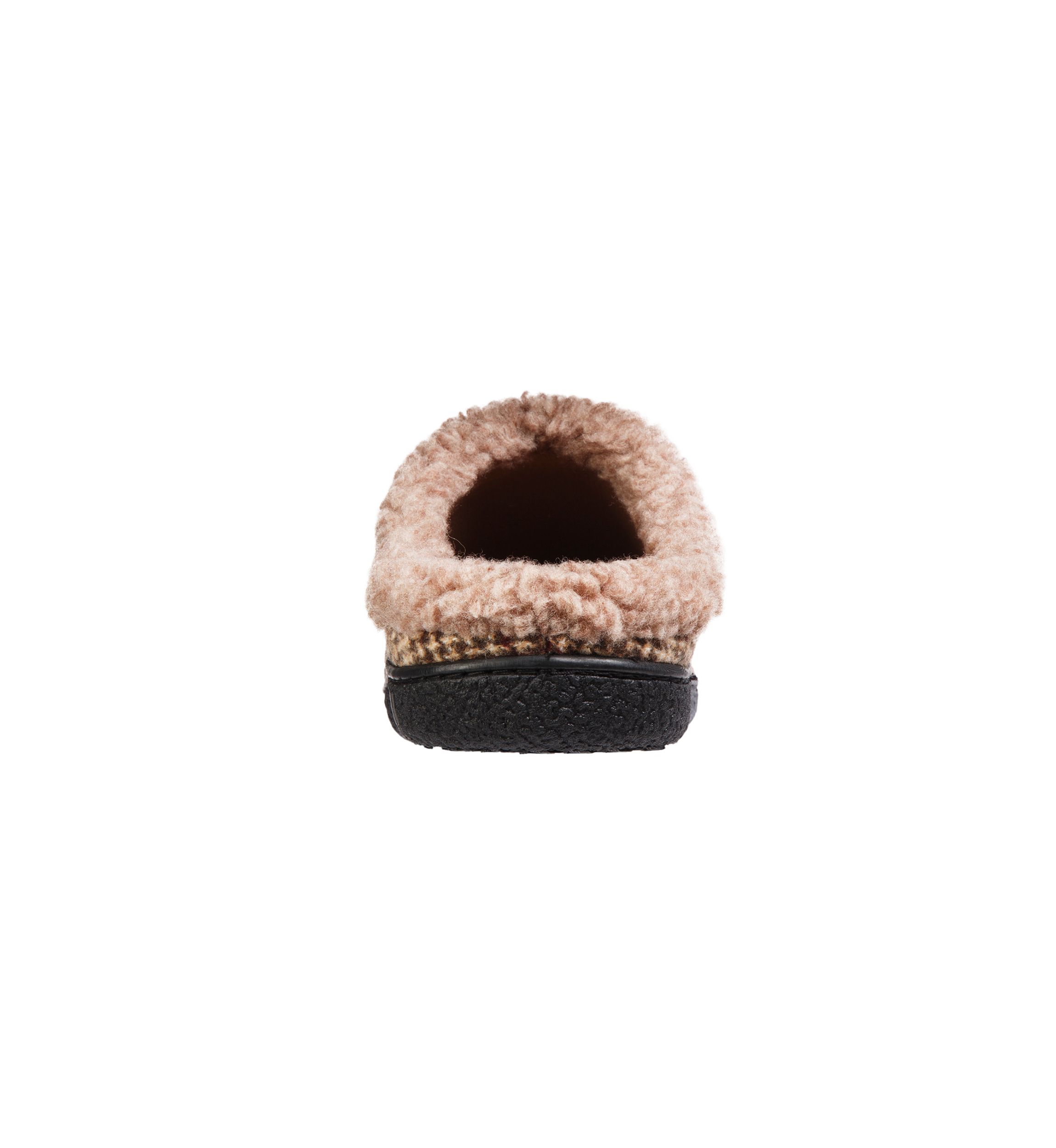 Plaid Brett Hoodback Slippers