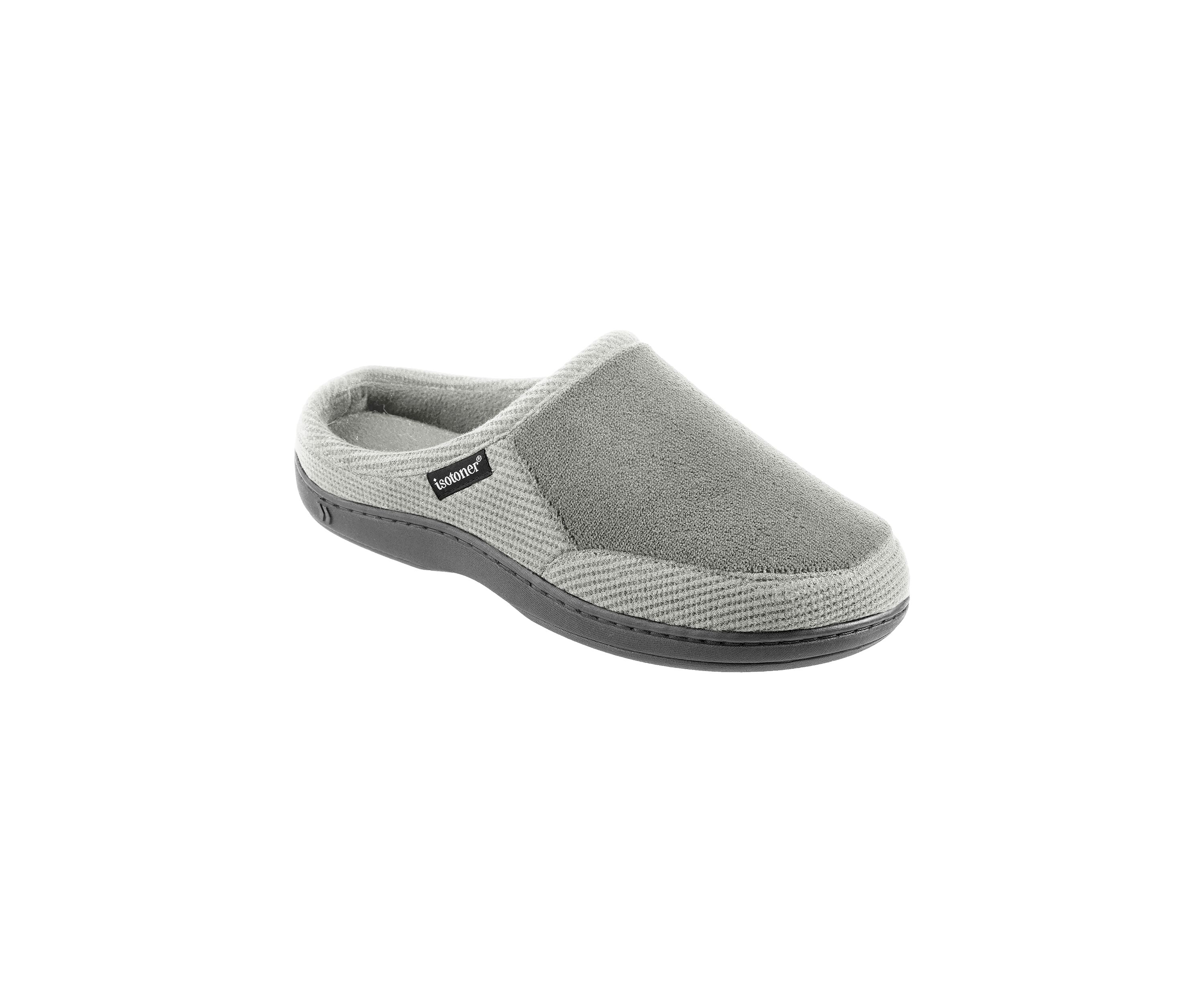 Mens Microterry Hoodback Clogs with Memory Foam