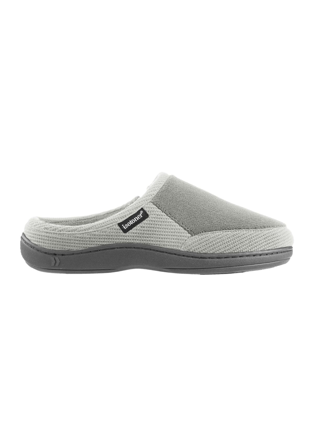 Mens Microterry Hoodback Clogs with Memory Foam