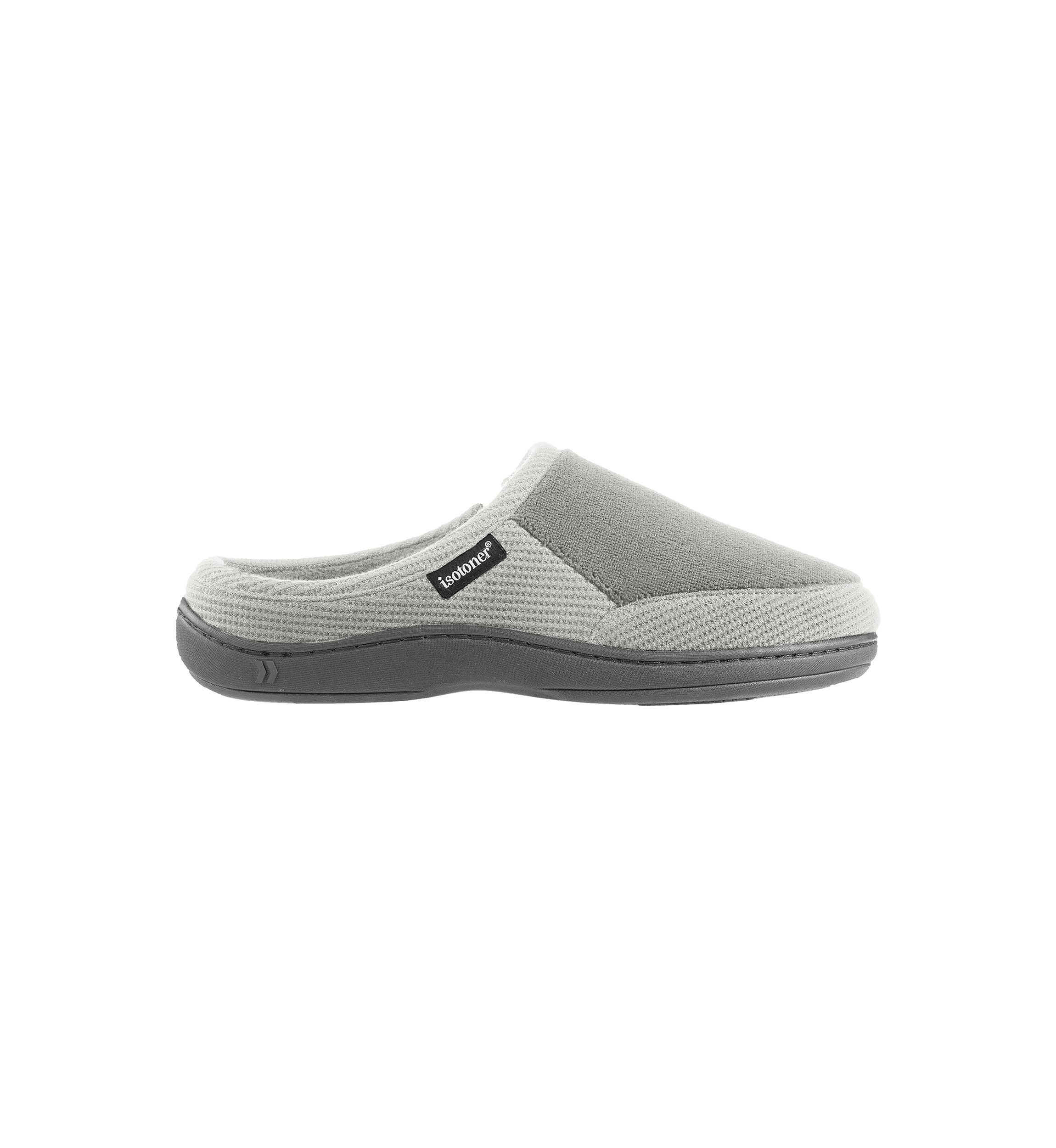 Mens Microterry Hoodback Clogs with Memory Foam