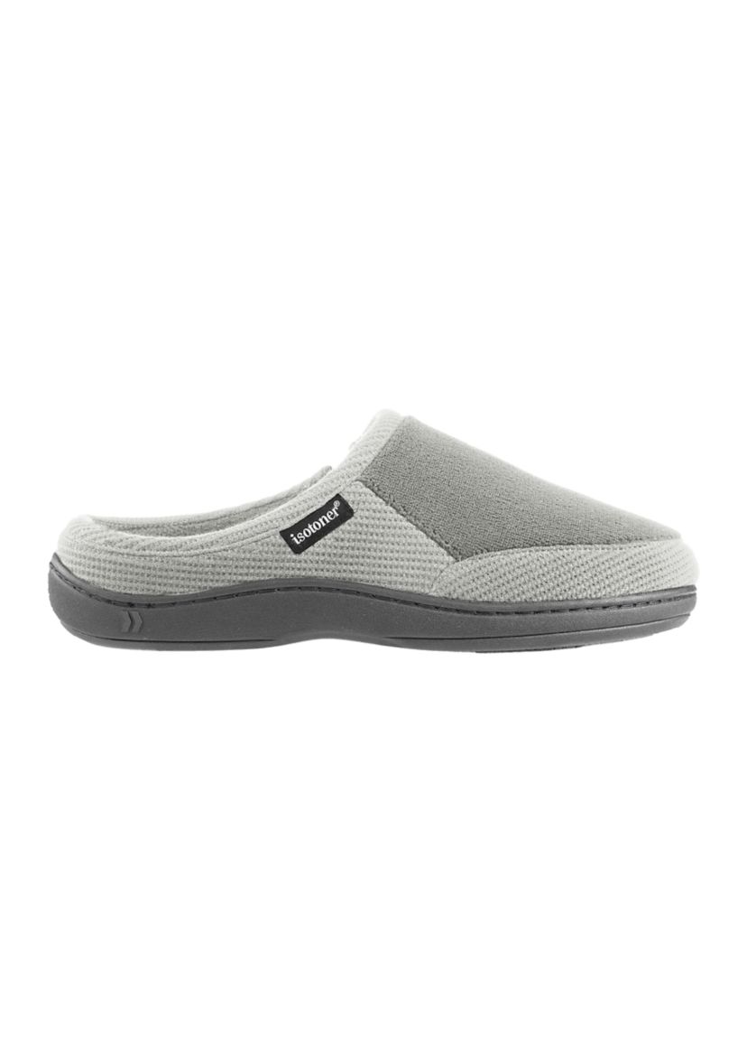 Mens Microterry Hoodback Clogs with Memory Foam