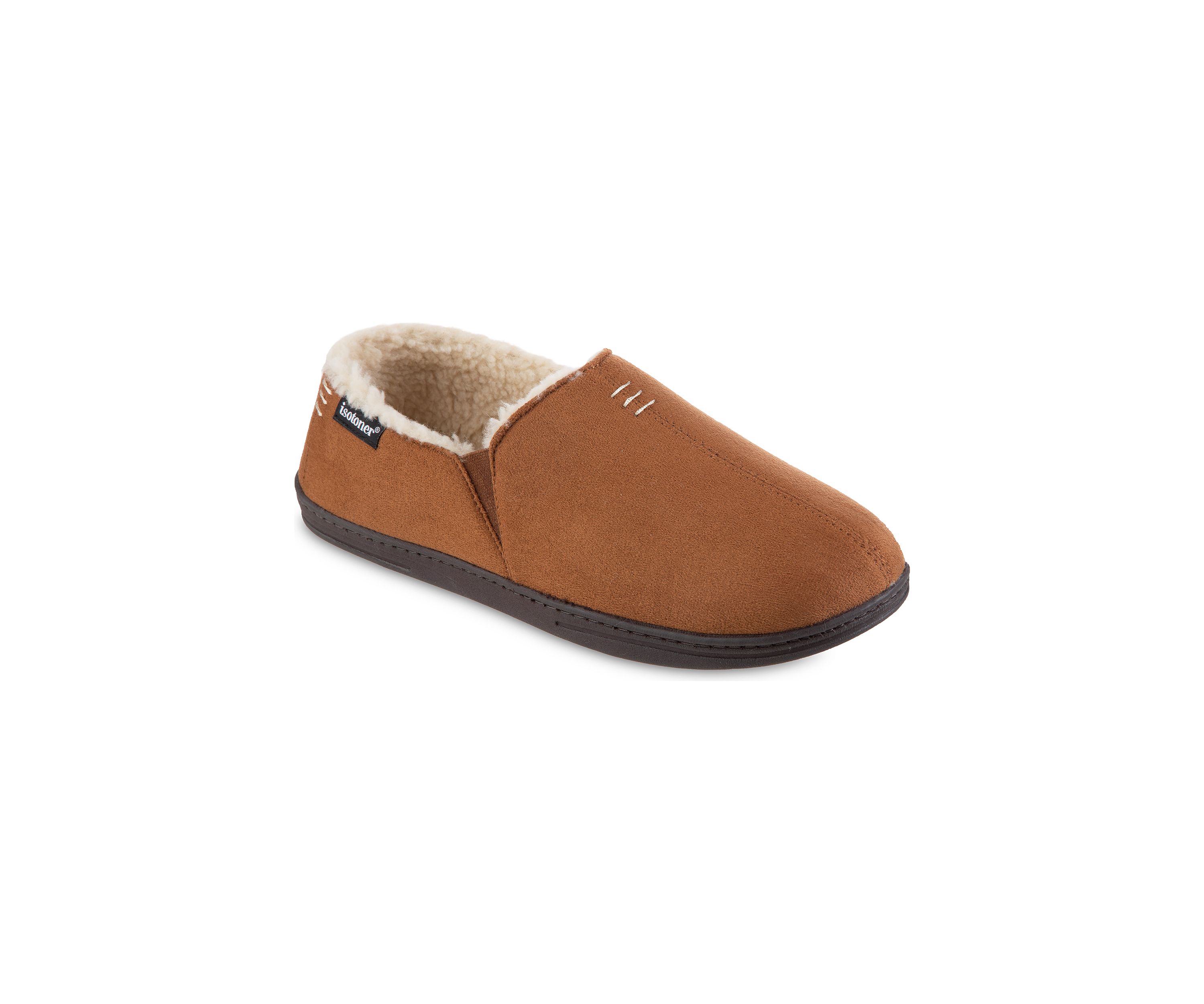 Microsuede Nigel Clossed Back Moccasin Slippers