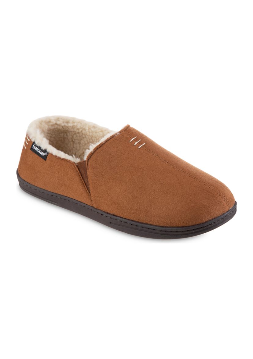 Microsuede Nigel Clossed Back Moccasin Slippers