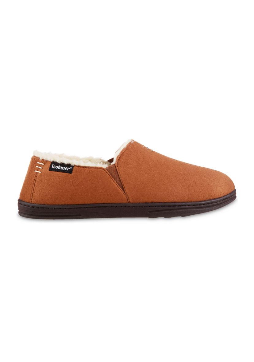 Microsuede Nigel Clossed Back Moccasin Slippers
