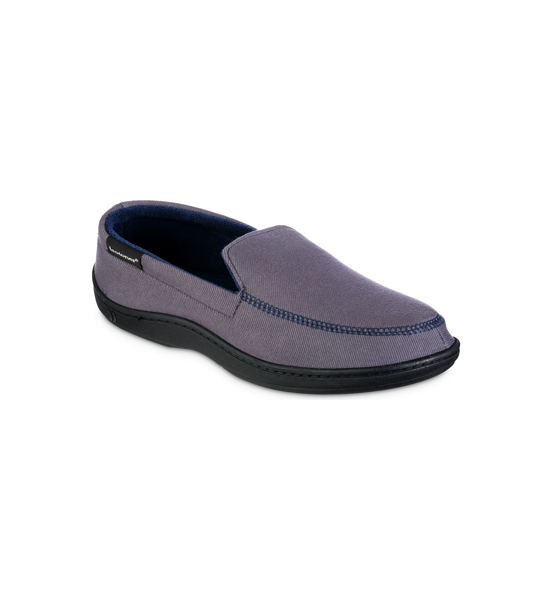 Mens Knit Twill Chandler Moccasins with Memory Foam