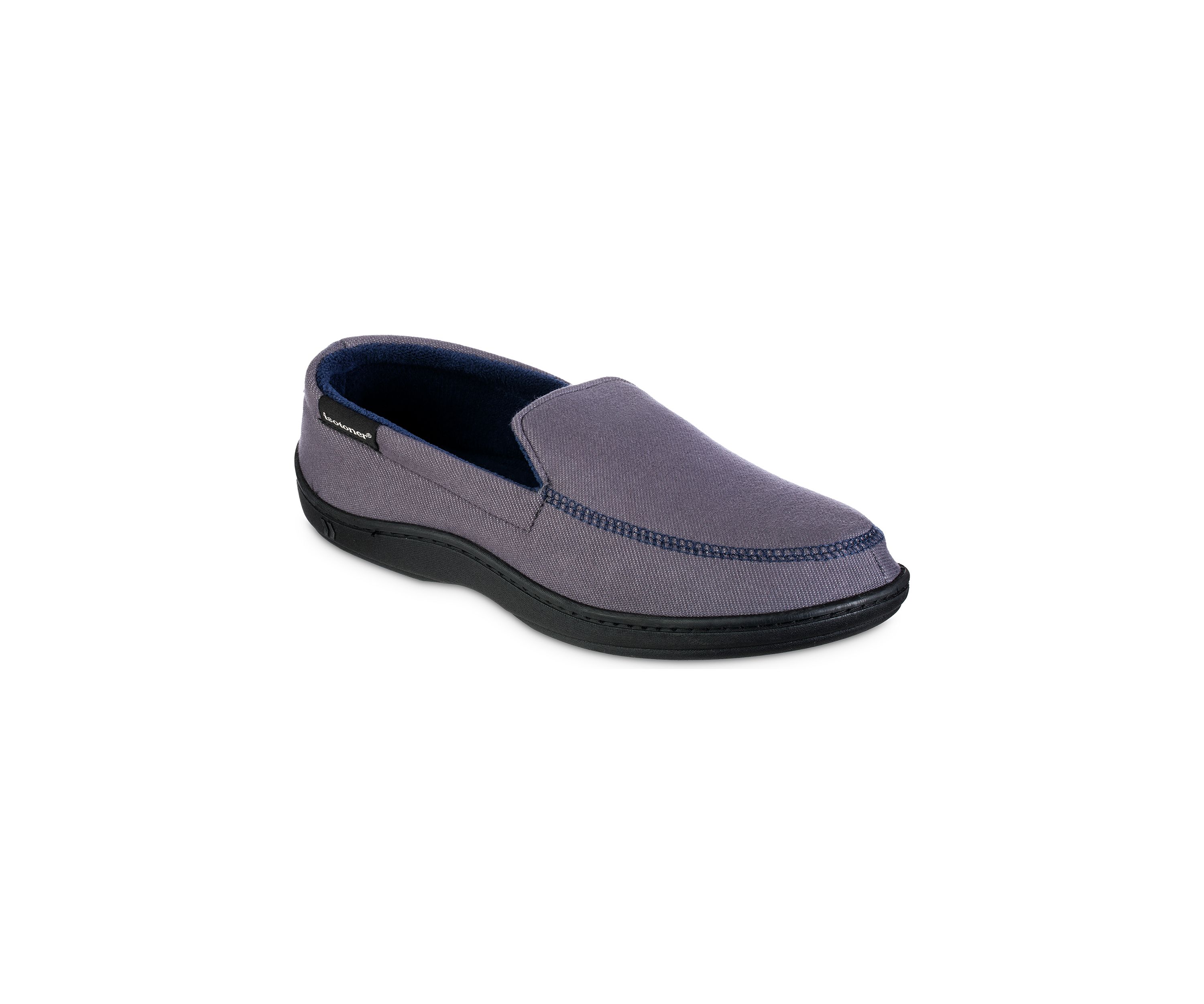 Mens Knit Twill Chandler Moccasins with Memory Foam