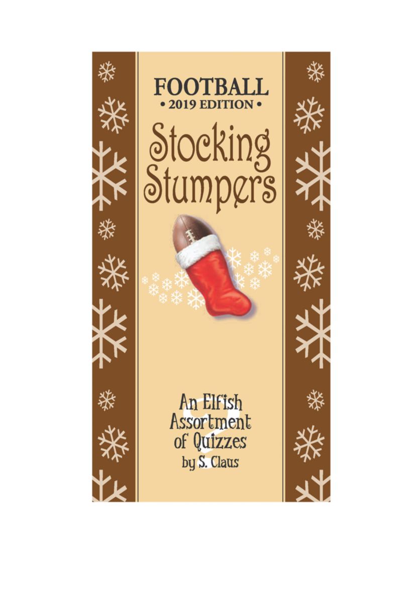 Stocking Stumpers Football