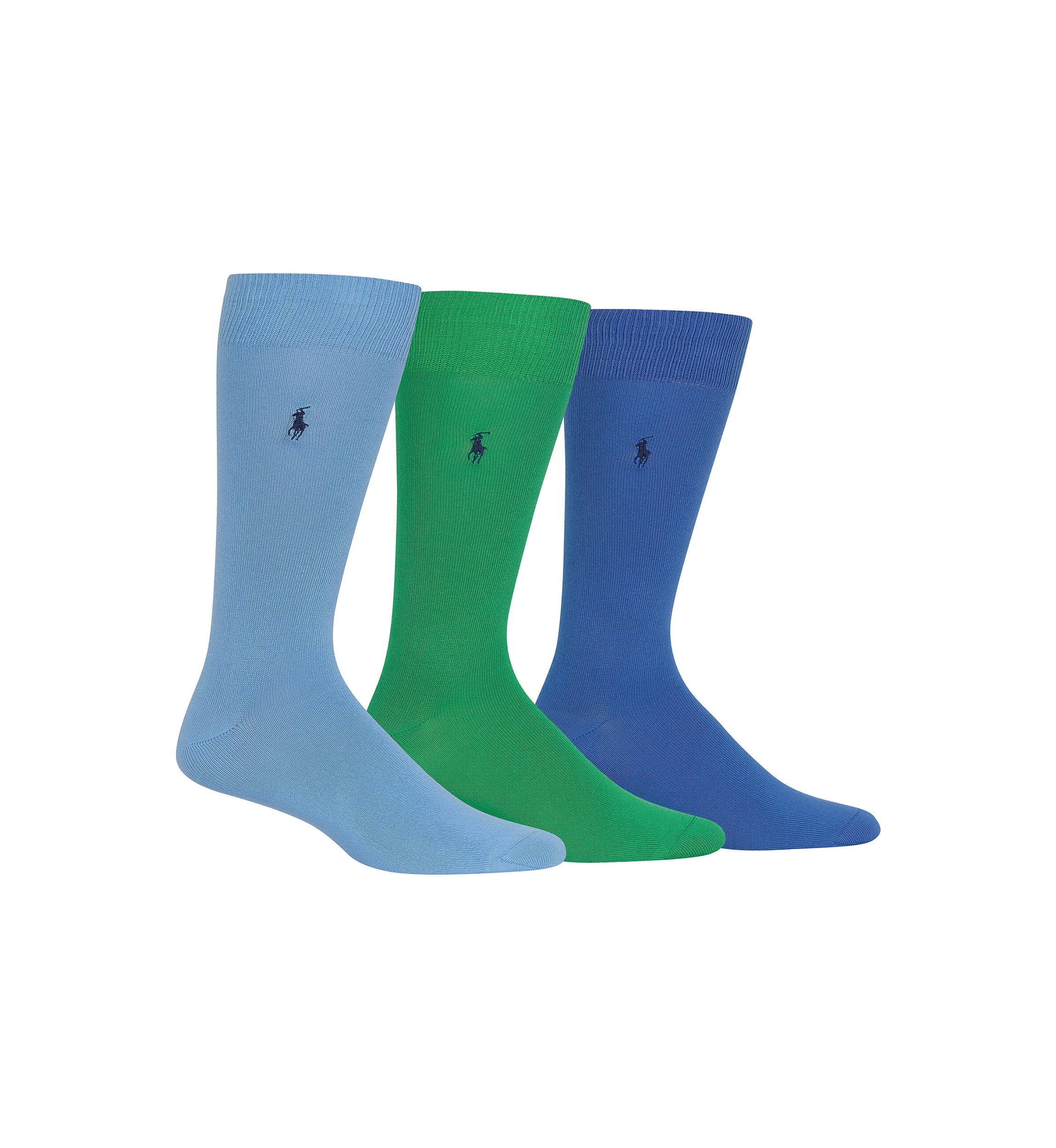 Big & Tall Supersoft Flat Slack Socks - 3-Pack 