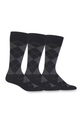 Polo Ralph Lauren Men's Argyle Cotton Crew Socks - 3 Pack -  32005998091PK