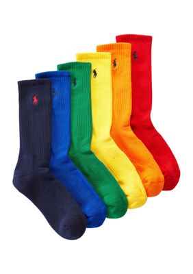 Polo Ralph Lauren Crew Socks - 6 Pack | belk