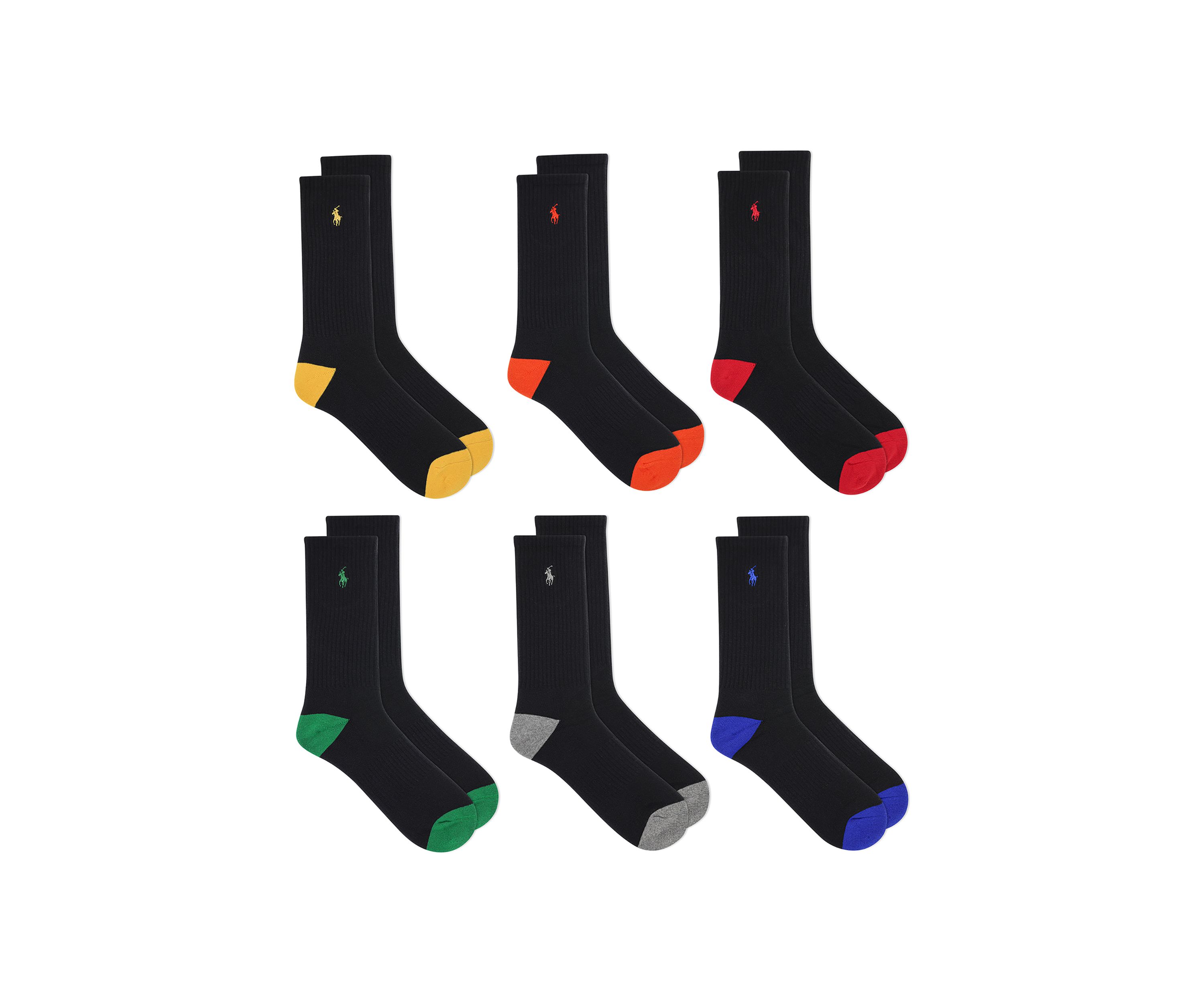 Crew Socks - 6 Pack