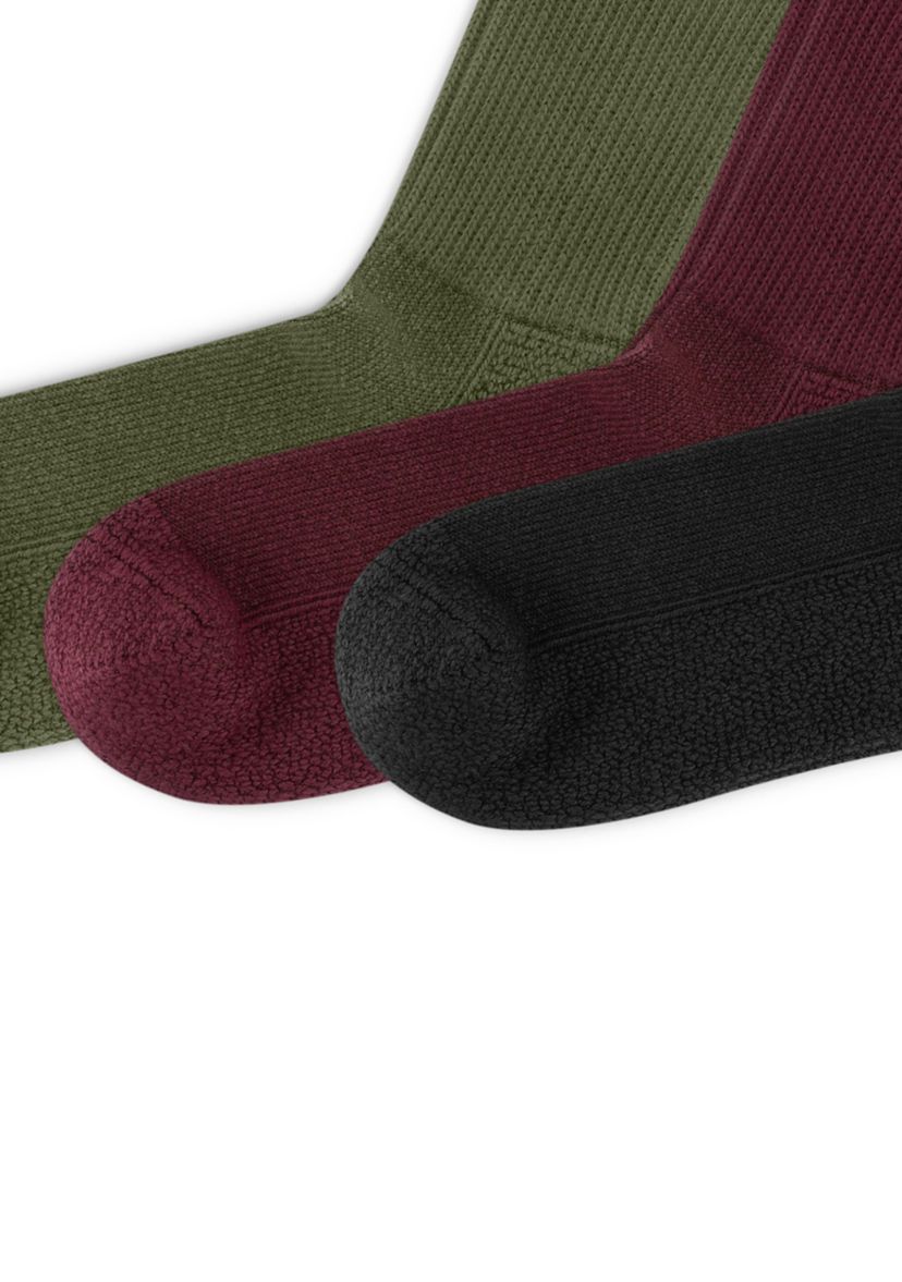 Garment Dyed Crew Socks - 3 Pack