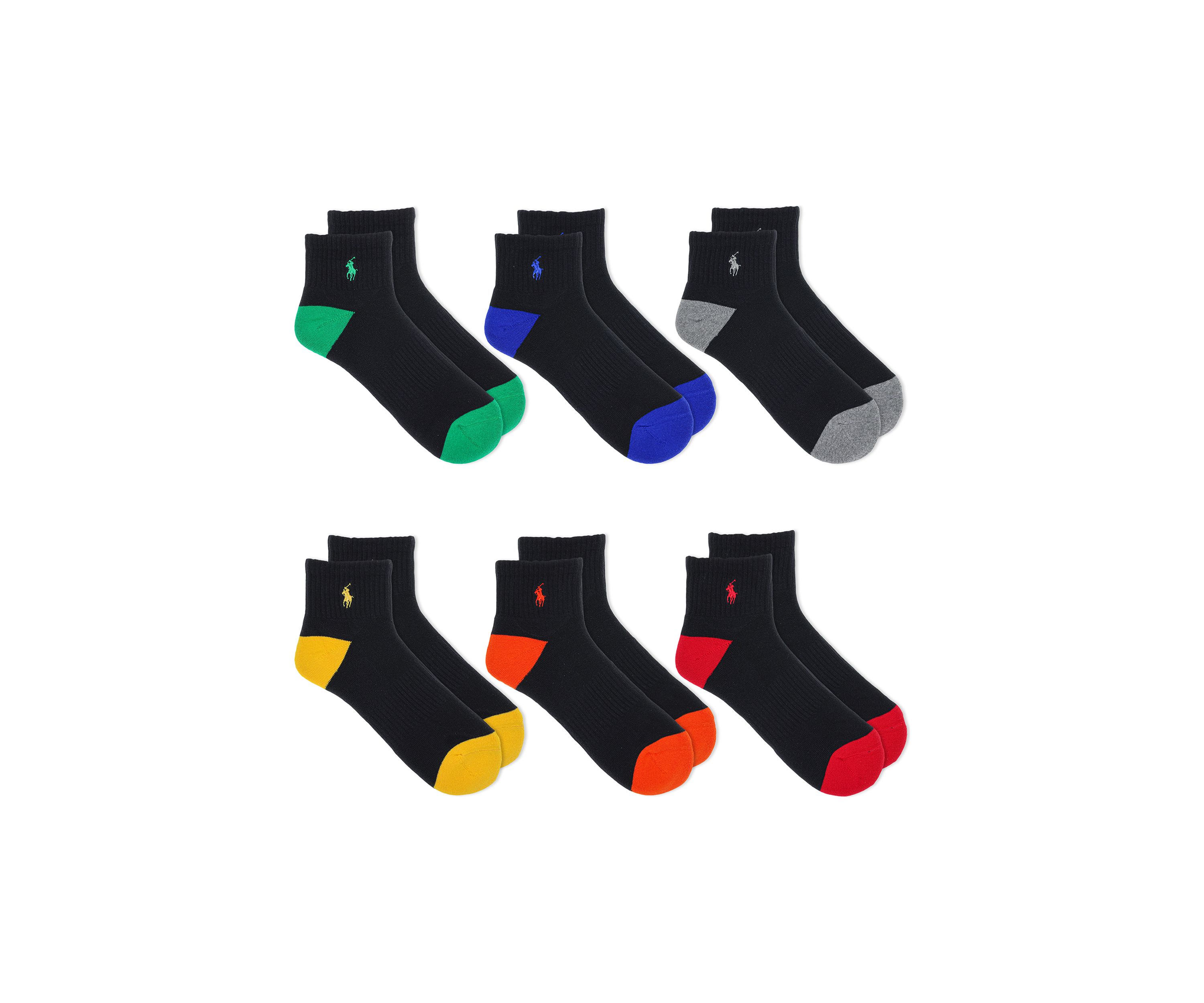 Quarter Socks - 6 Pack
