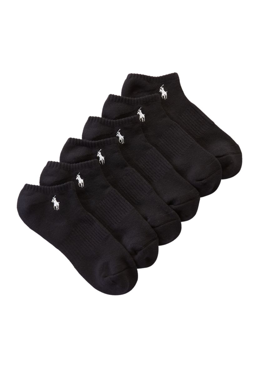 Ribbed Low Cut Socks - 6 Pack