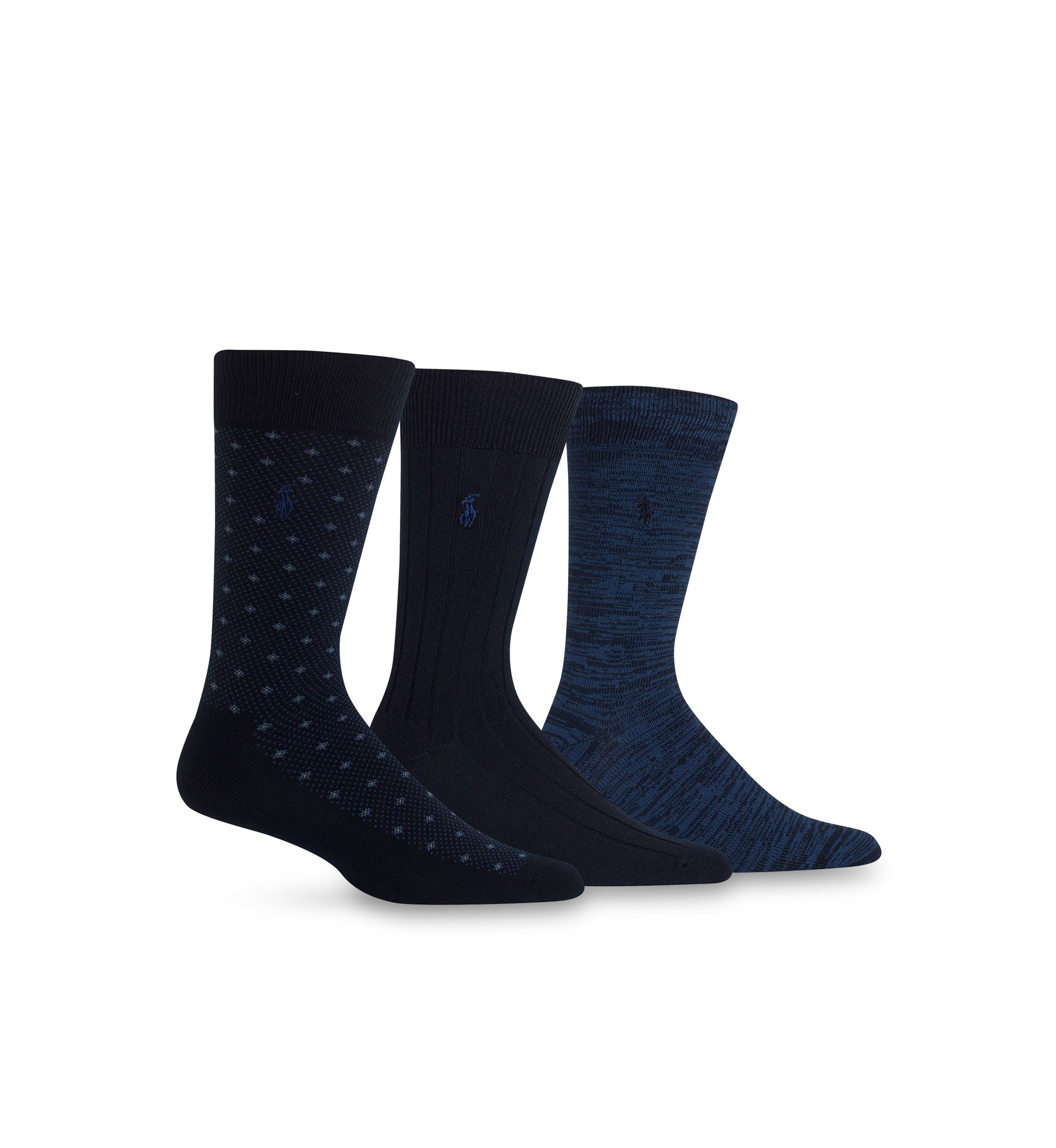 Supersoft Diamond Dot Neat Trouser Socks - 3 Pack